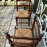 Pair of corner chairs called “fireside chairs”