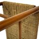 Vintage Stool Danish Papercord Rope Stool Mid Century Ottoman