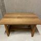 Petite table de ferme bois massif