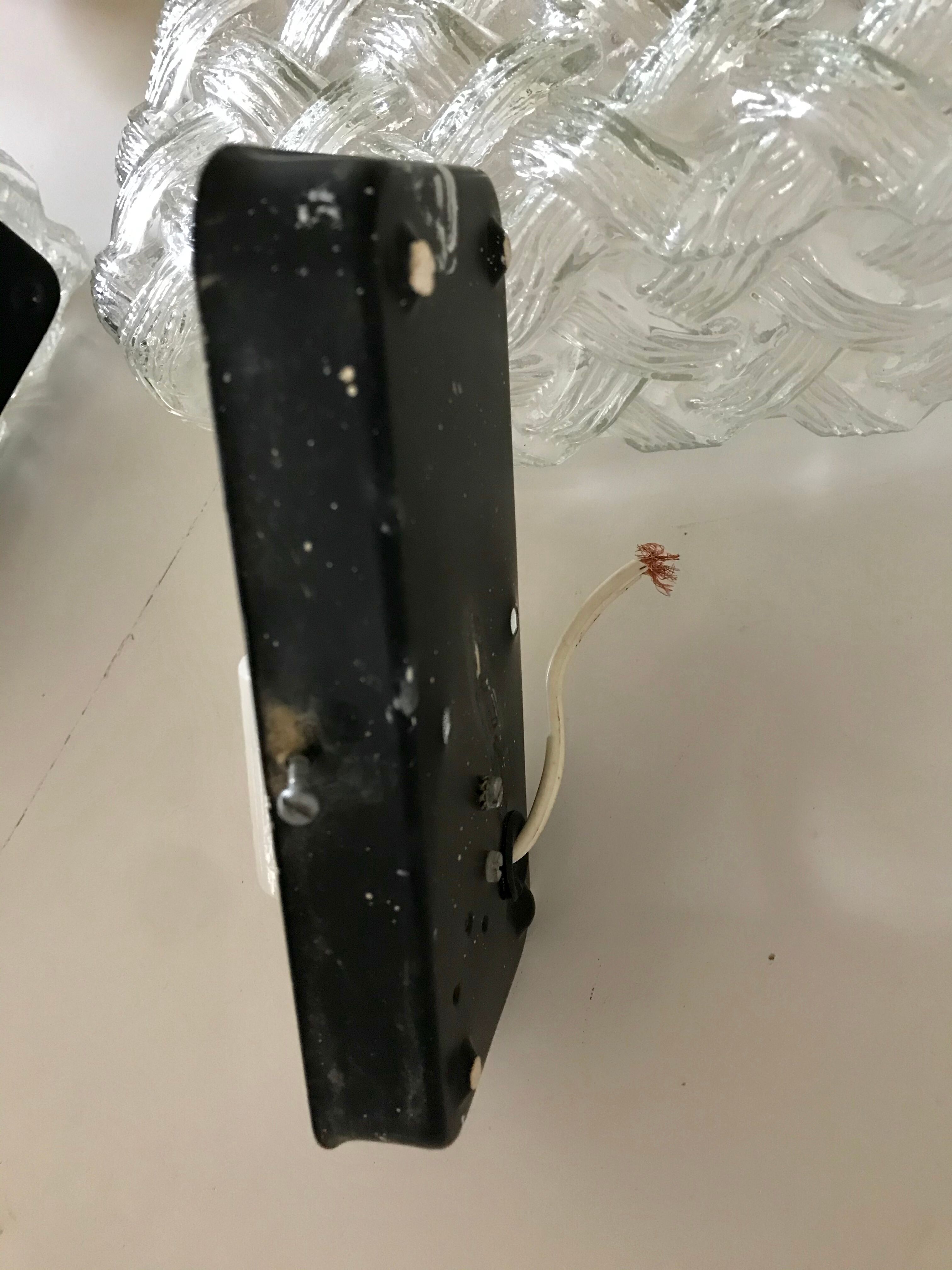 Pair of vintage wall lamps