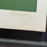 Tableau: oil on panel Contemporary artist