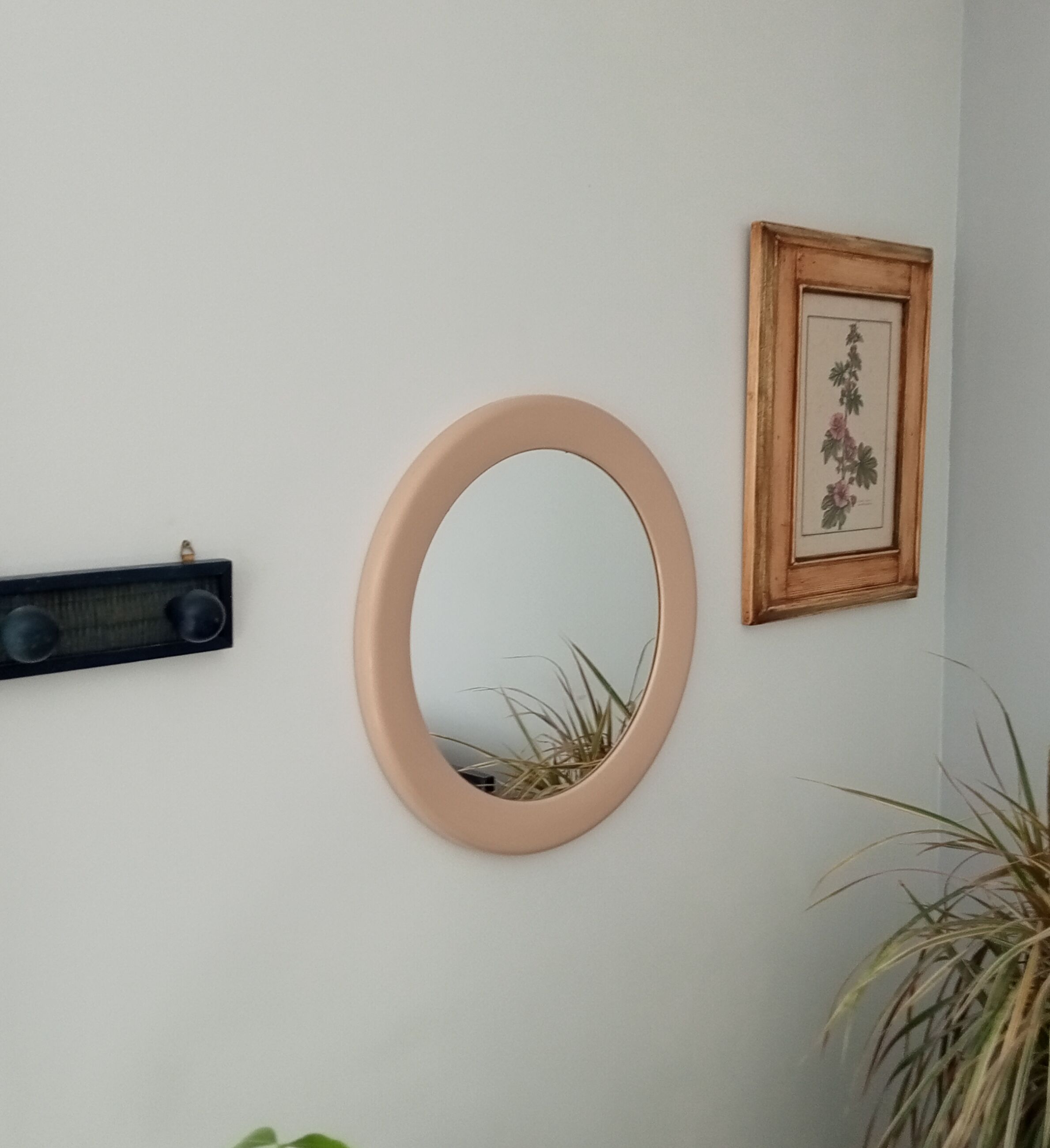 Vintage round mirror 45cm