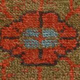 3x9 Pumpink Orange Vintage Turkish Runner Rug, 78x288Cm SK 23570