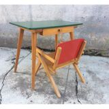 Children's desk Baumann foot compass and chair