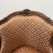 Paire de bergères de style Louis XV en bois narurel XX siècle