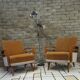 Pair of corduroy armchairs from the 1950s