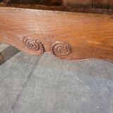 Small Louis XIV style oak bookcase, 19th century