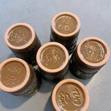 Set of 6 Strehla Keramik cups
