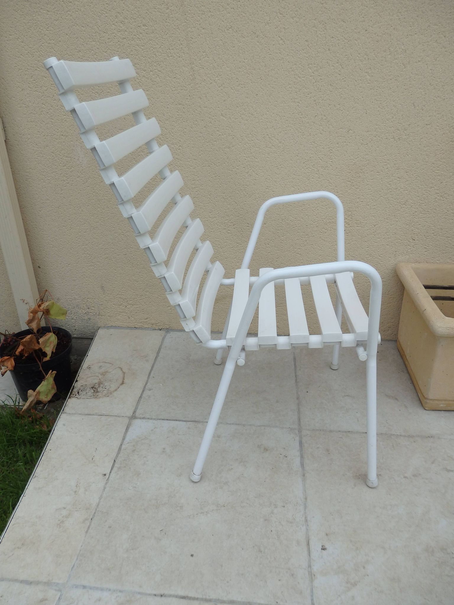 Fauteuil jardin vintage année 70 Sauvagnat Aurillac