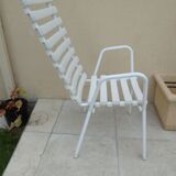 Vintage garden armchair year 70s Sauvagnat Aurillac