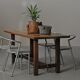 Solid oak farmhouse table, 1970 – Handcrafted