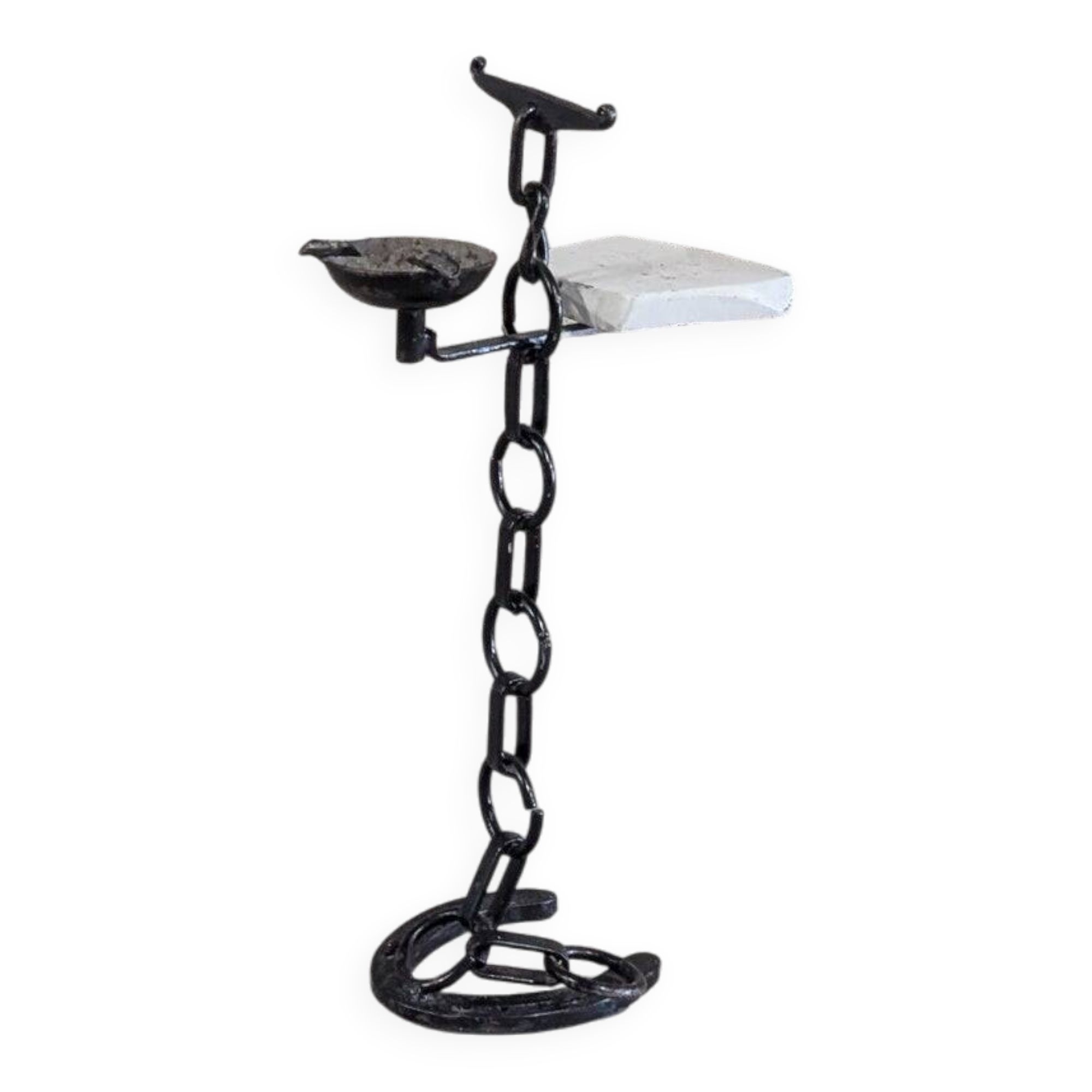 Cendrier en fer forgé