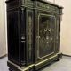 "Boulle" furniture with a support height in gilded brass marquetry from the Napoleonic era.