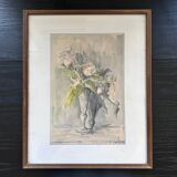Watercolor signed P.Calagno
