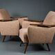Fauteuil de salon du milieu du siècle, années 1950, Danemark
