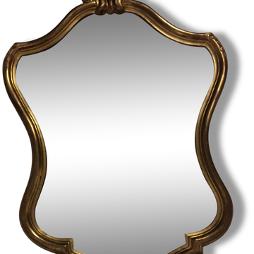 Miroir en bois doré