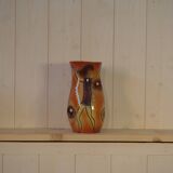 Accolay Dancer Ceramic Vase Signed JC 1960s