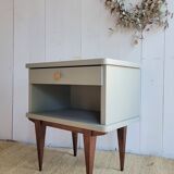 Renovated vintage bedside table