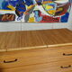 Bamboo and rattan chest of drawers  of the 60s