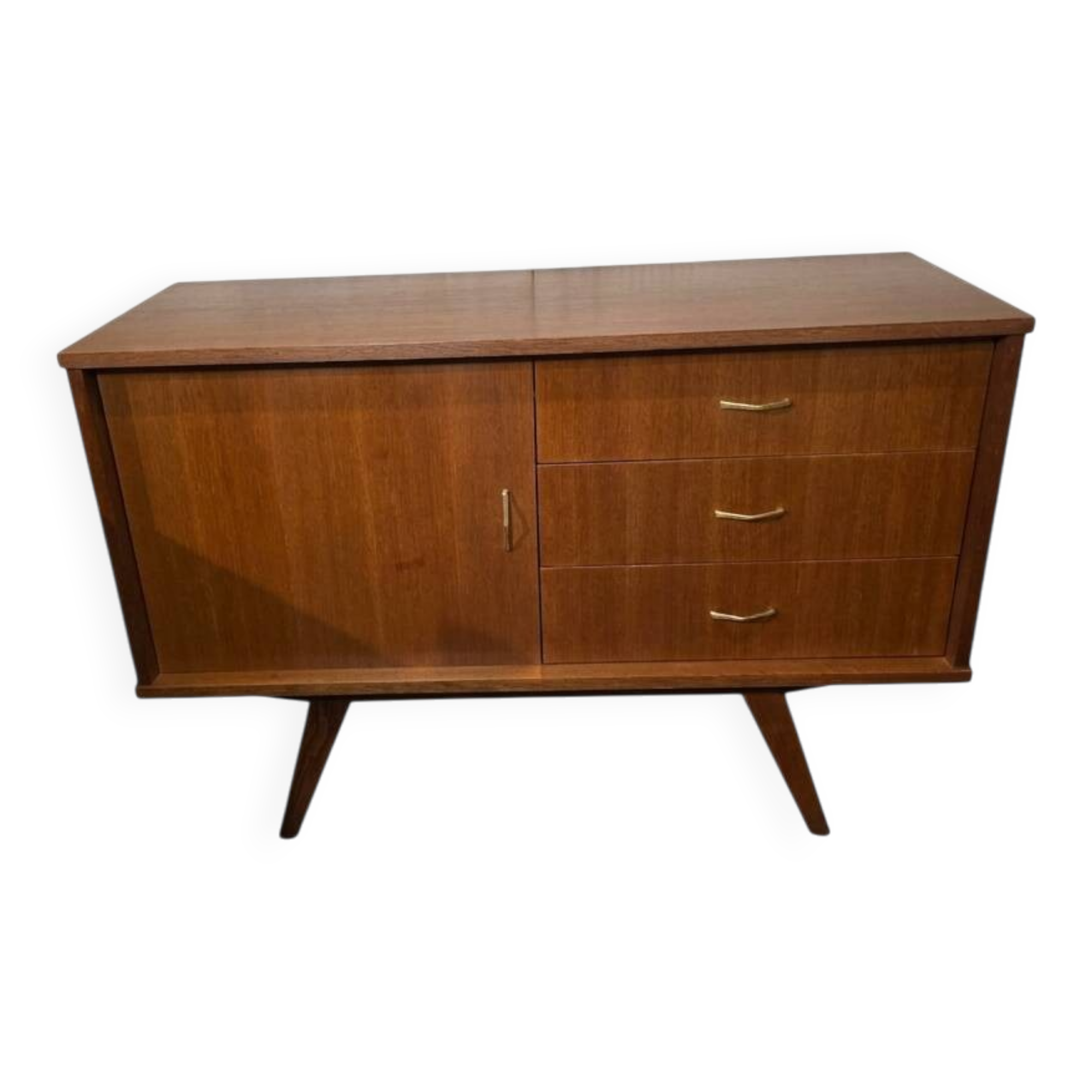 Vintage oak enfilade from the 1960s.