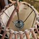 Pair of rattan suspensions 1960s-1970s