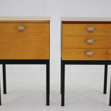 1970s Pair of  Bedside Tables by UP Zavody, Czechoslovakia