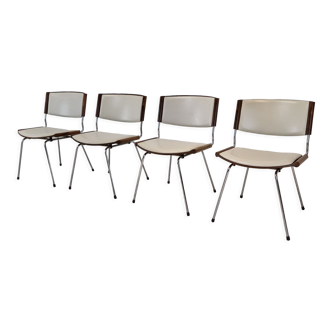 Set of 4 "Badminton" Dining Chairs by Nanna Ditzel for Kolds Savvaerk, 1960's