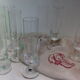 Set of 6 crystal flutes