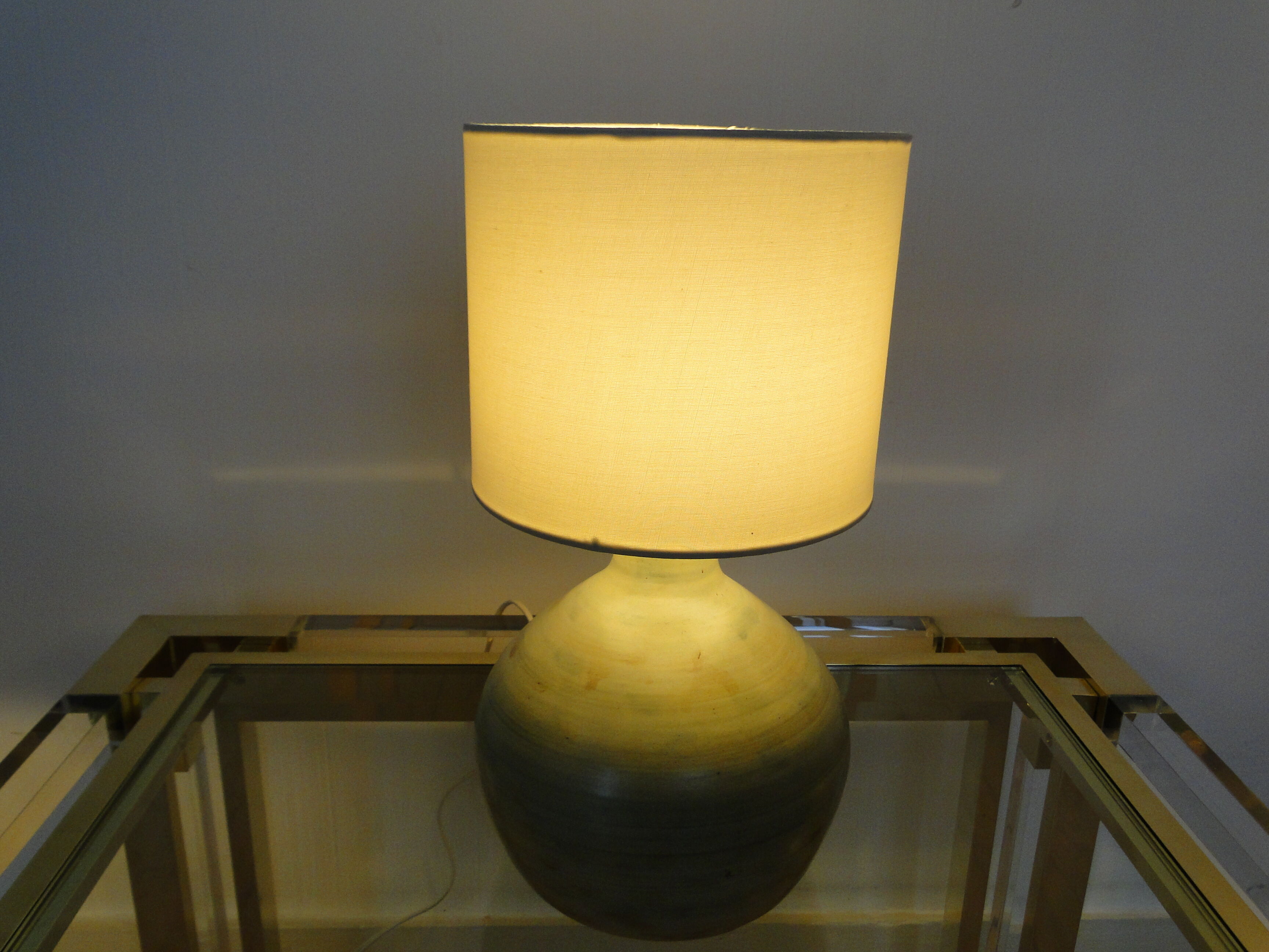 Vintage ceramic bedside table lamp from 1959 France