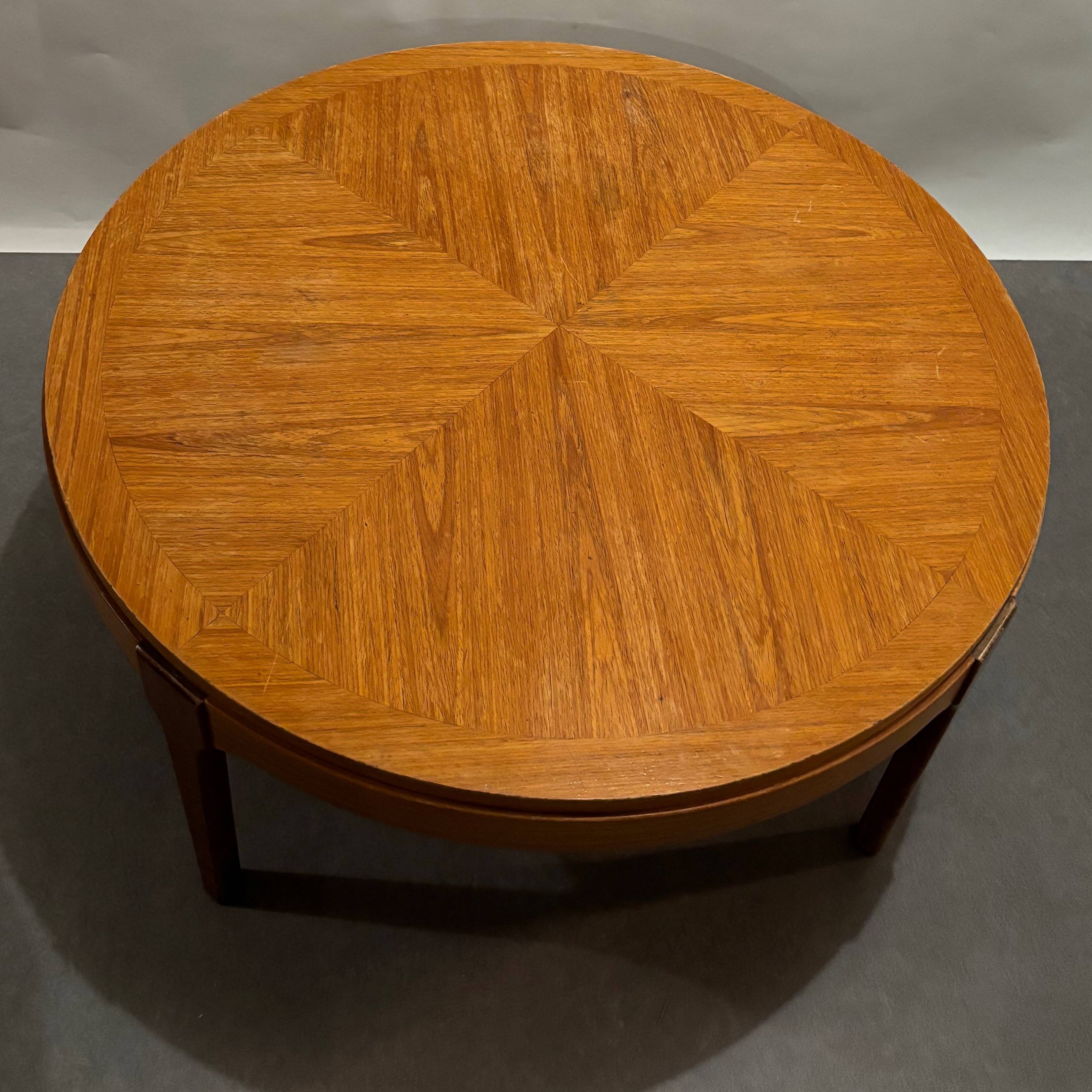 60s round coffee table