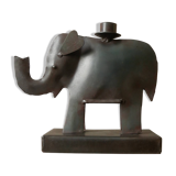 Candle holder in metal