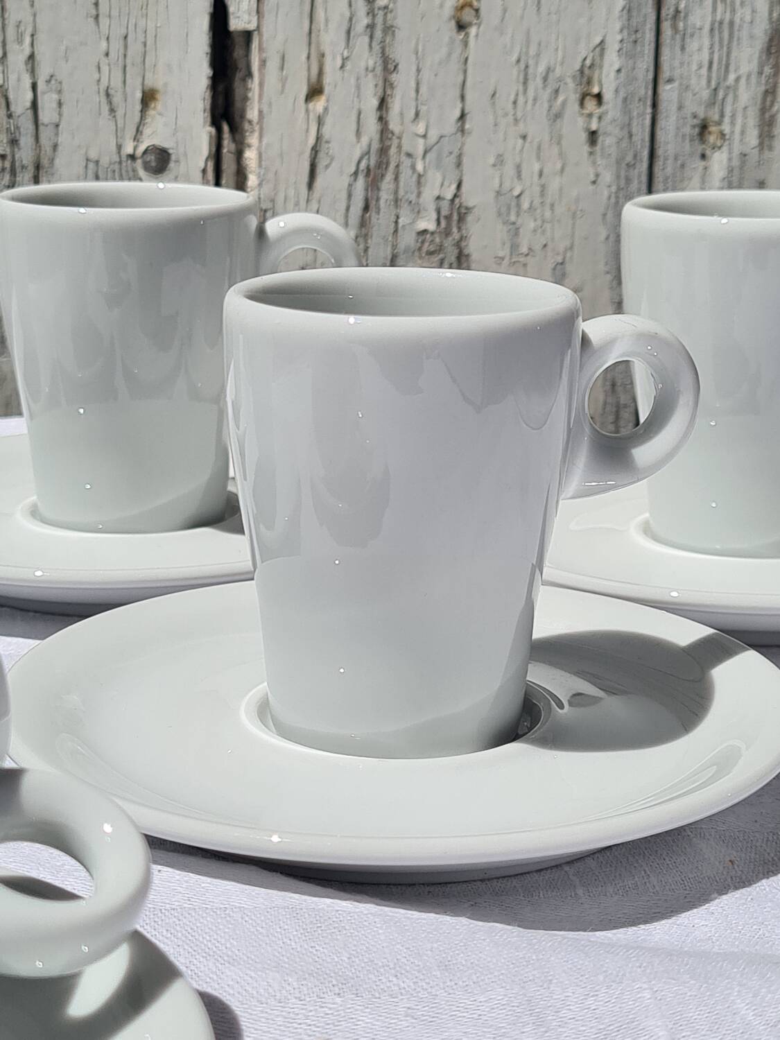 Six Pillivuyt espresso cups