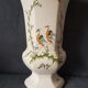 Octagonal vase signed Lallier in Moustier