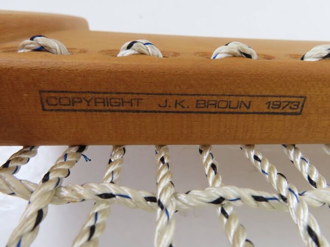 Vintage Ash Rocking Chair By Jeremy Broun