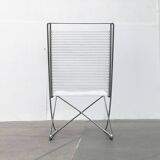 Vintage German Kreuzschwinger lounge chair by Till Behrens for Meyer Stahlmöbel, 1980s.