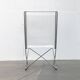 Vintage German Kreuzschwinger lounge chair by Till Behrens for Meyer Stahlmöbel, 1980s.