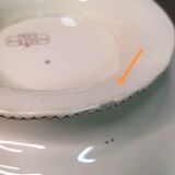Presentation plate Creil and Montereau