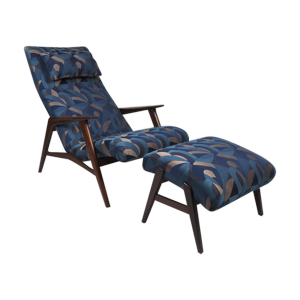 Chaise longue avec ottoman