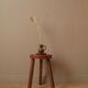 Soliflore candle holder in vintage stoneware ceramic handmade pottery Scandinavian country spirit