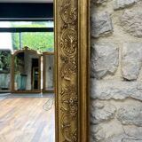 Gold Leaf Gilded Mantelpiece Mirror 152.5cm/125.5cm