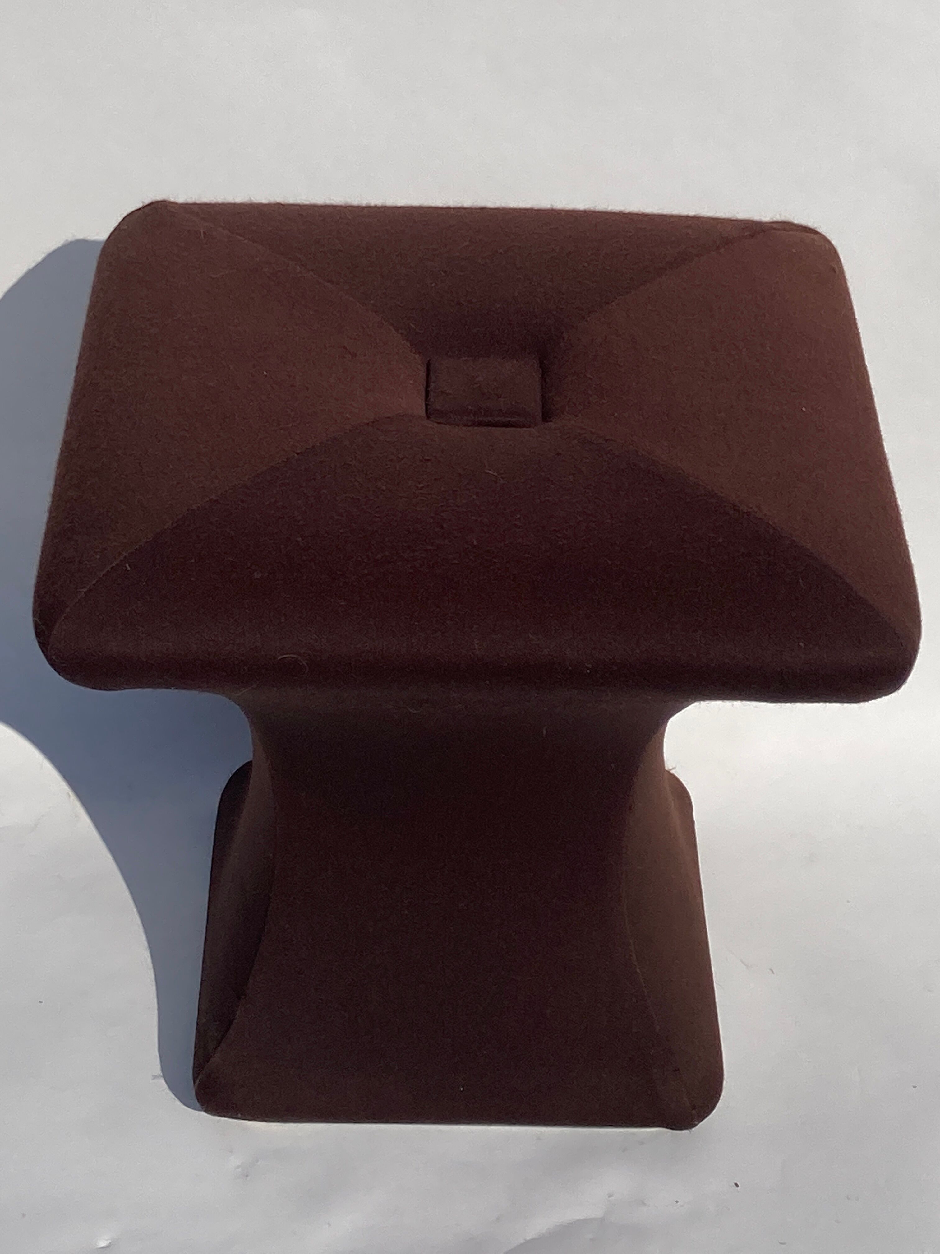 Dutch mushroom hocker pouffe 1970s