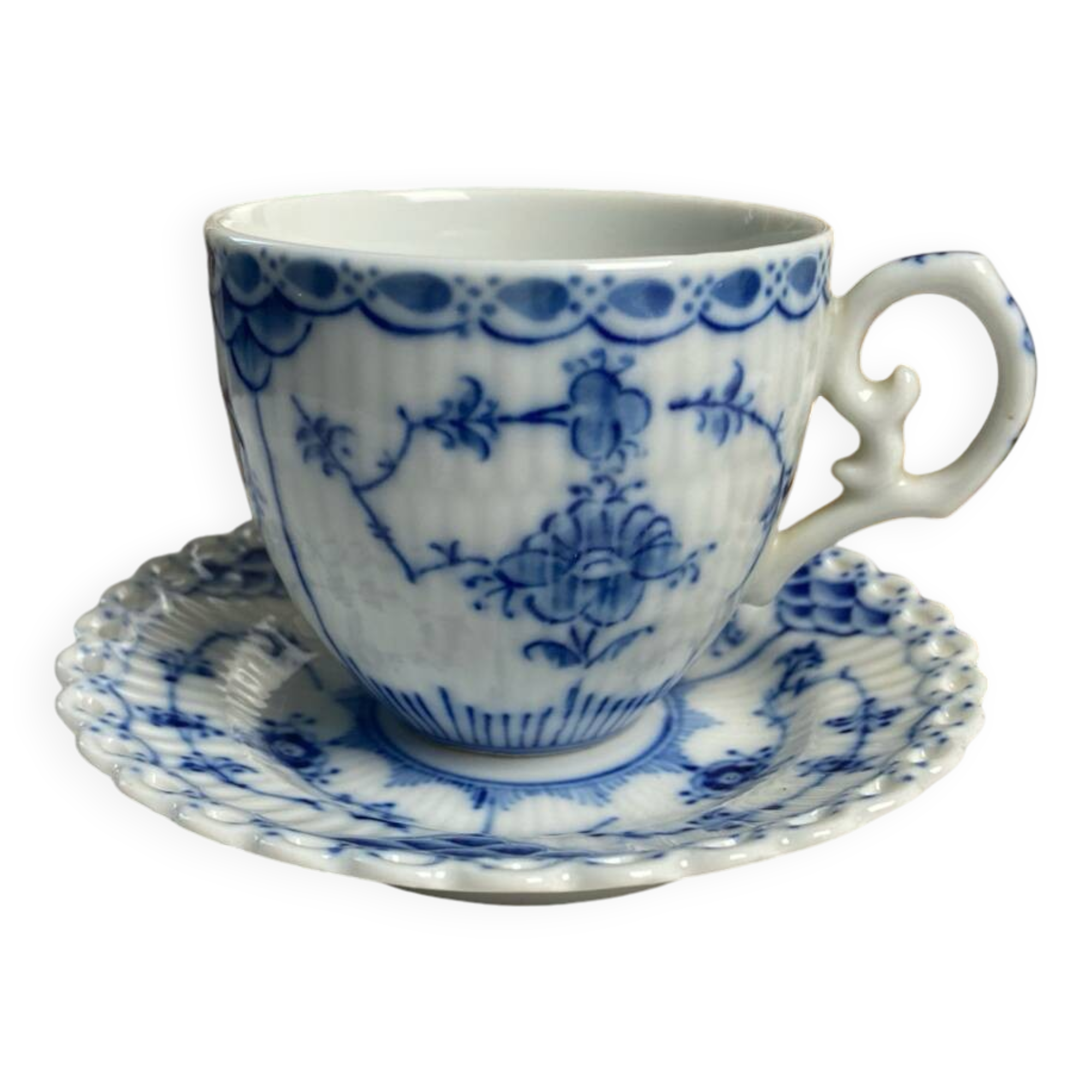 Royal Copenhagen Lace Cup and Saucer