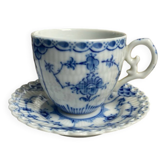 Tasse et sous-tasse en dentelle Royal Copenhague
