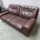 Leather sofa 2 places DS66 De Sede years 70/80