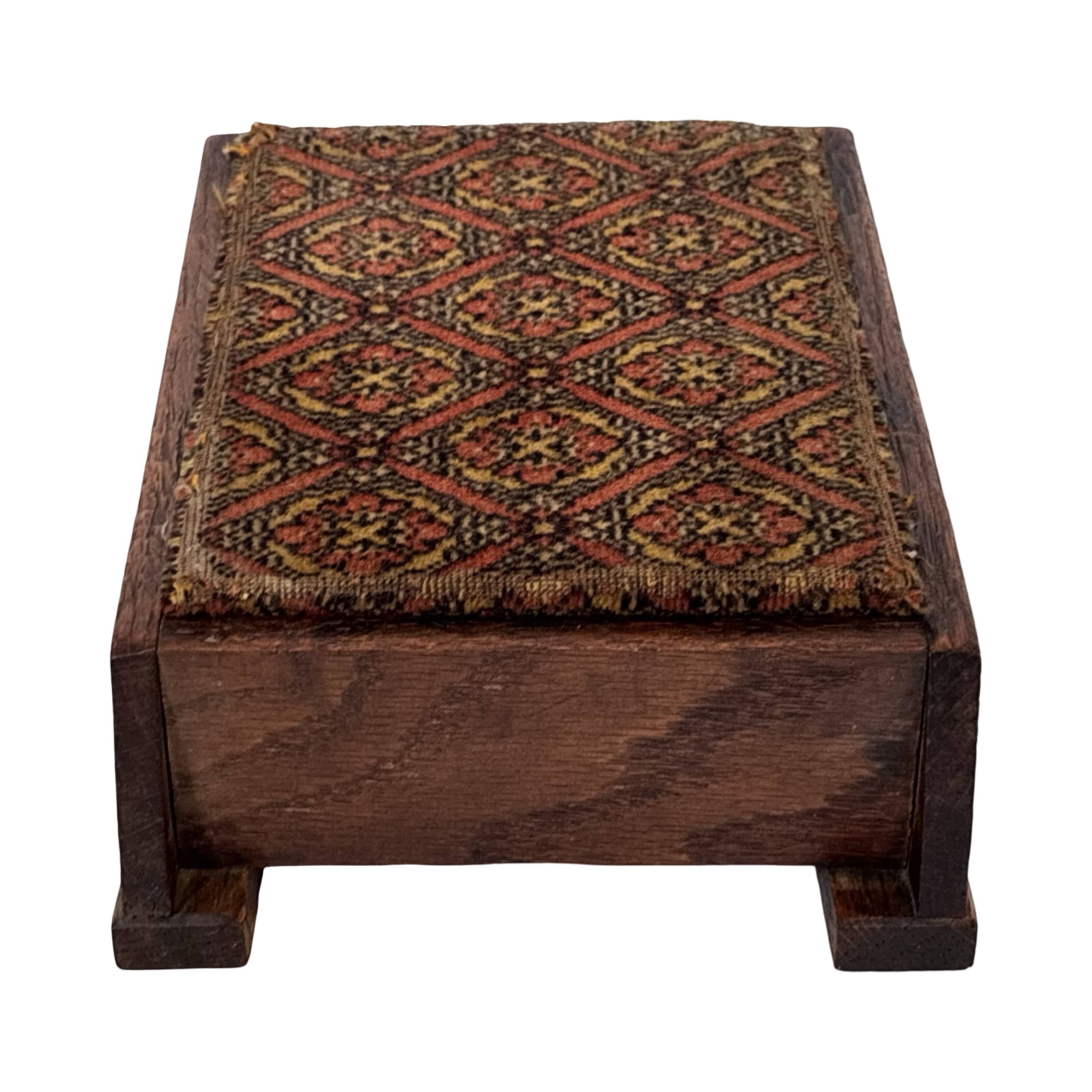 Pouf Art Déco repose-pieds design minimaliste des années 30