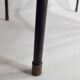 Vintage coffee table and door reviewed in glass and metal, 50s