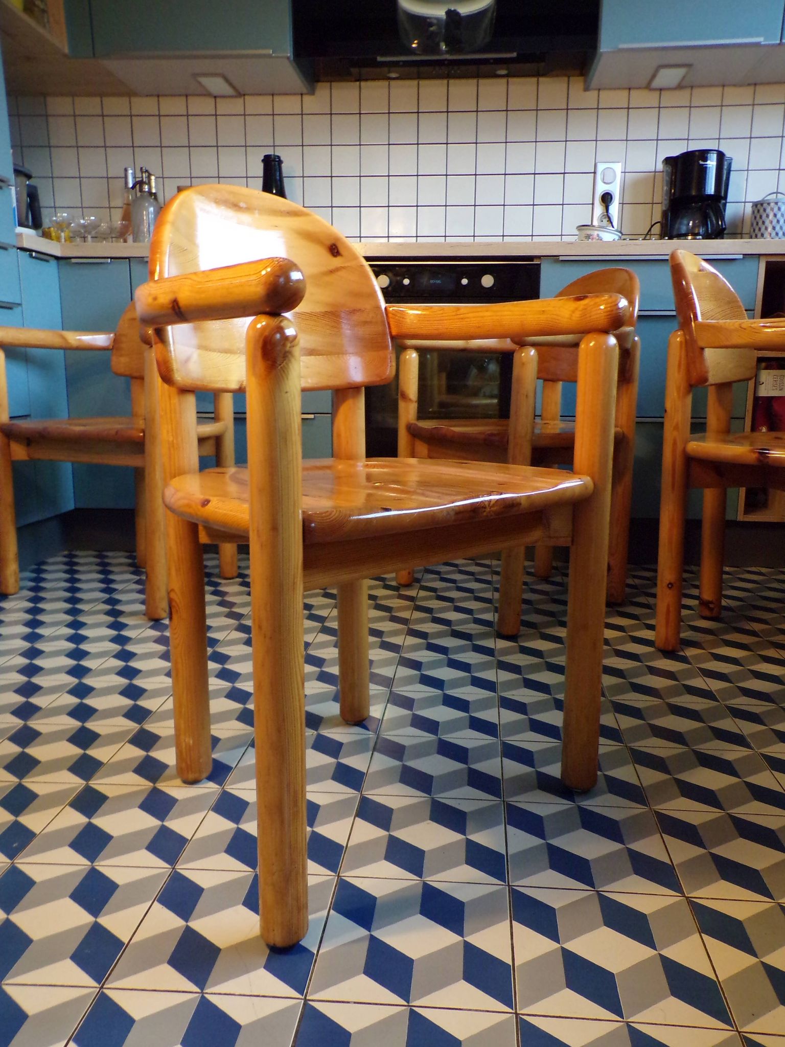 4 Rainer Daumiller armchairs for Hirtshals Savvaerk Furniture
