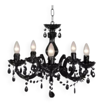 Lustre arabesque noir