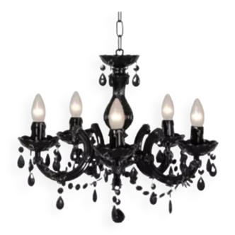 Black arabesque chandelier