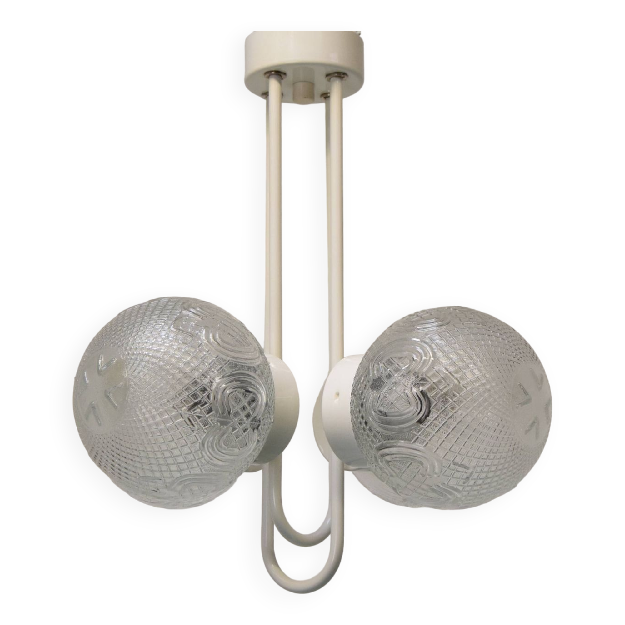 Mid-century Designed Chandelier by Jilove u Decina, 1970's.